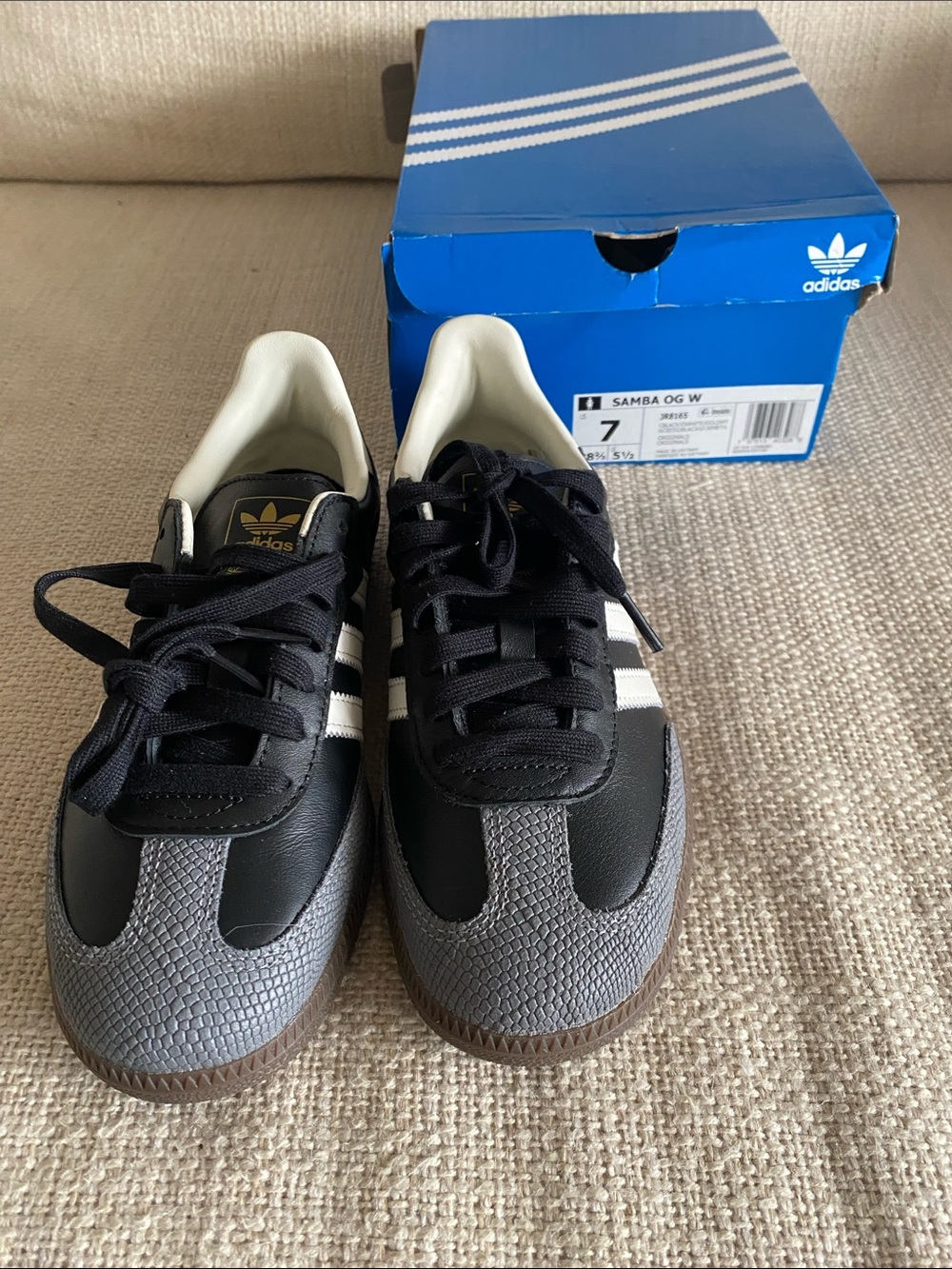 Adidas Samba Sneakers - Black/White/Grey - Picture 2 of 5